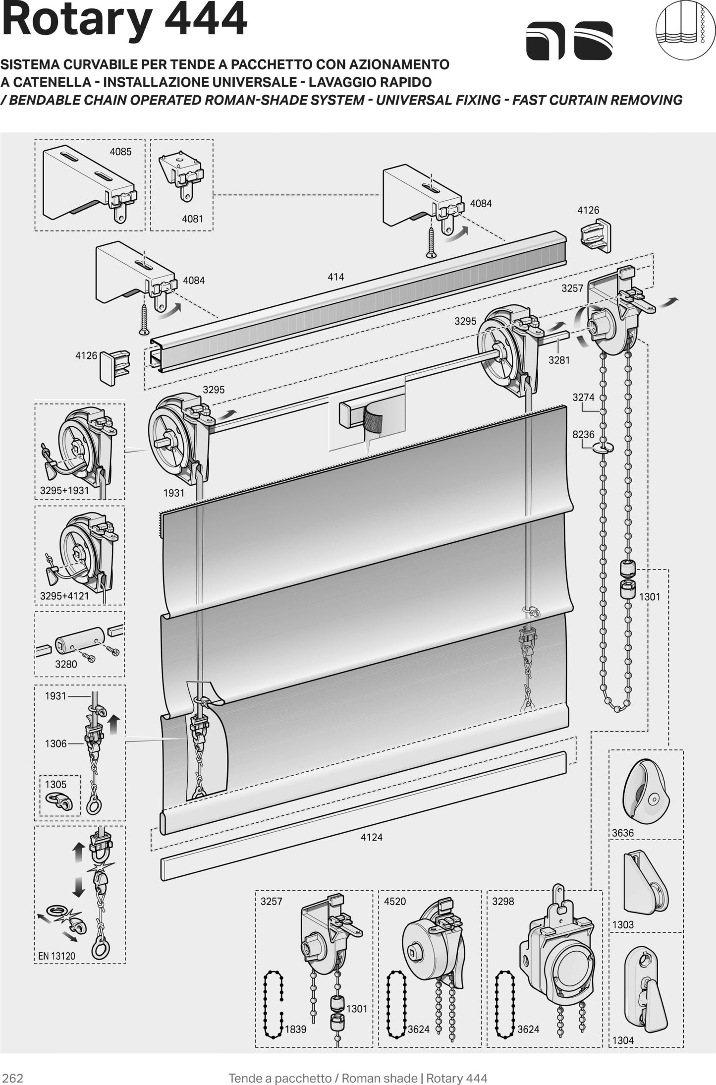 Mottura 3257 Gruppo frizione diretta per telaio pacchetto Mottura rotary 444/445/449