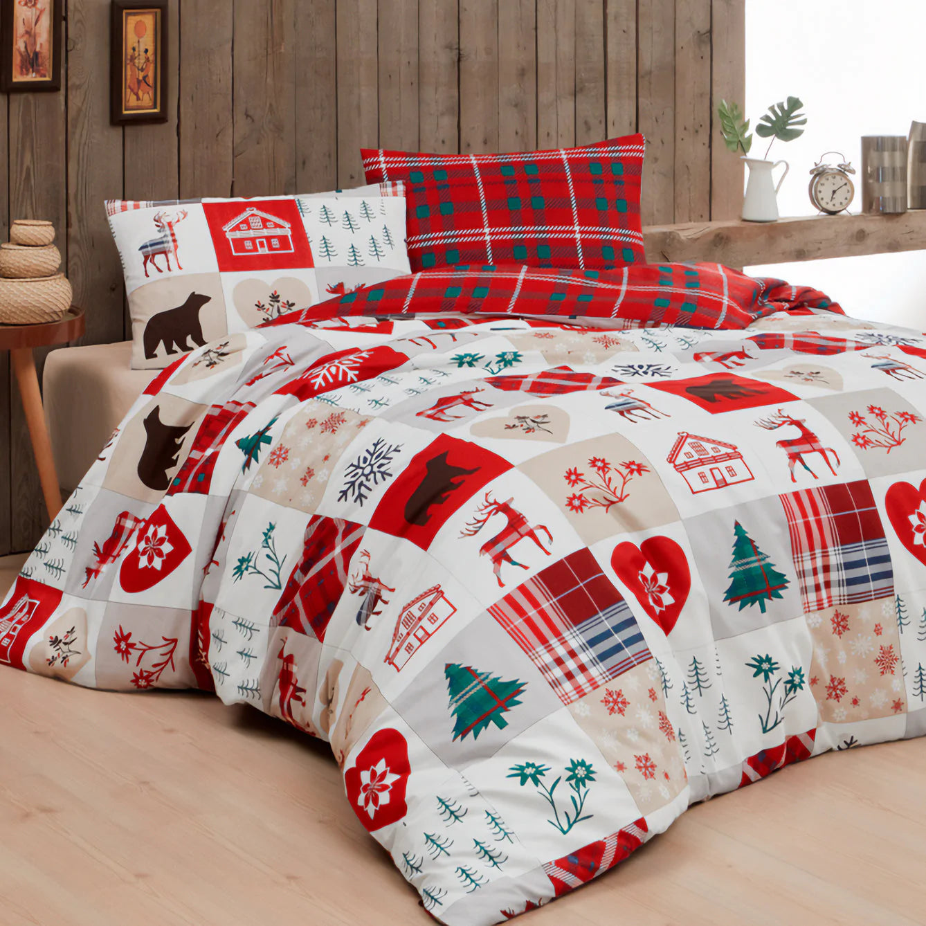 parure copripiumino in puro cotone con stampa aspen copripiumino daunex sofficepiuma