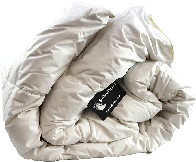 SOFFICEPIUMA® PIUMINO D'OCA VERGINE 45% piumino 55% piumette art. CANAZEI 350 gr/mq INVERNALE