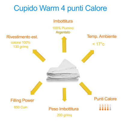 piumino oca gilda 4 punti calore offerta sconto matrimoniale singolo piazza mezzo caratteristiche
