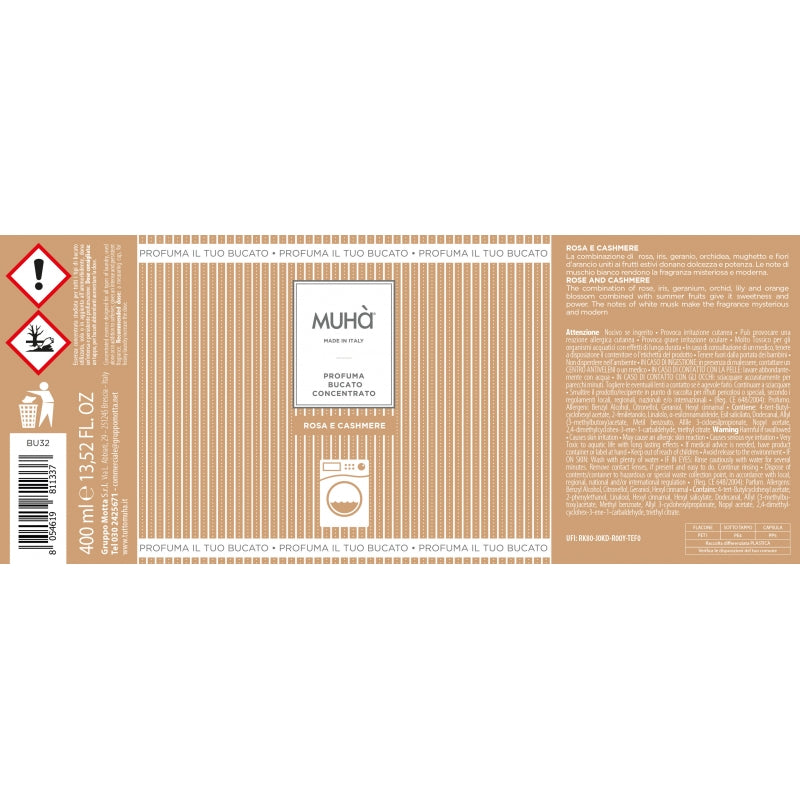 profuma bucato rosa e cashmere