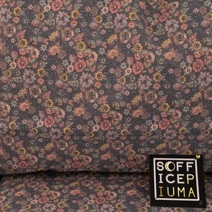 riviera completo letto lenzuola flanella matrimoniale singolo piazza mezzo floreale qualita dafne rosa sconto offerta outlet