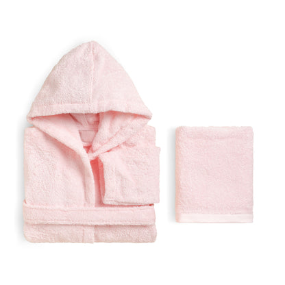 rosa biancoperla accappatoio asciugamani set kids Perla. Bimbo sofficepiuma