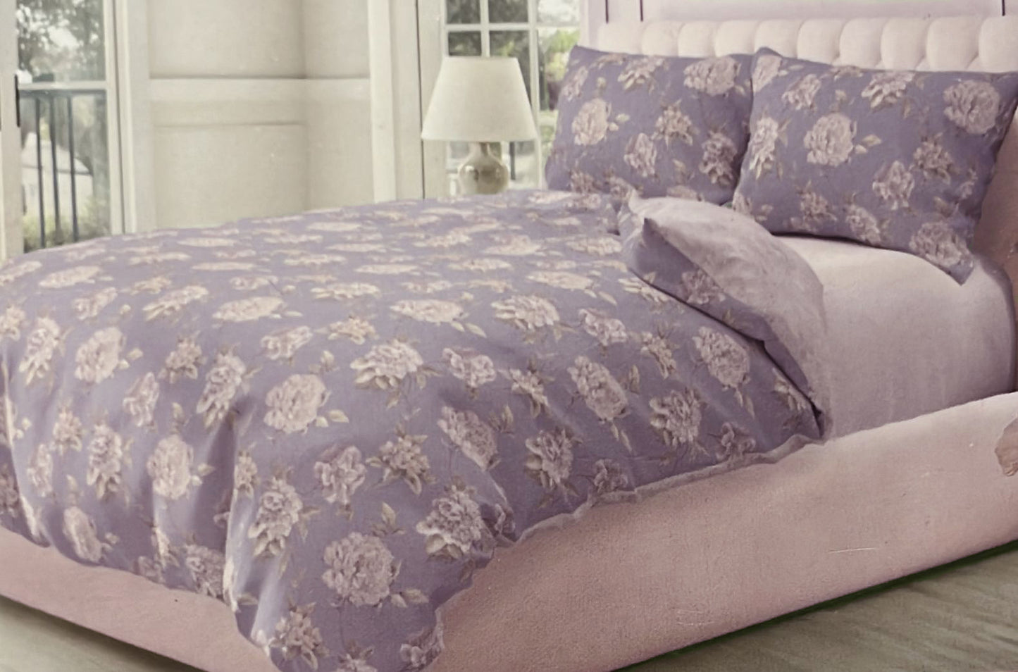 LE VIE DEL COTONE Parure Copripiumino in cotone MATRIMONIALE collezione Printing Magics  art. WESTMINSTER