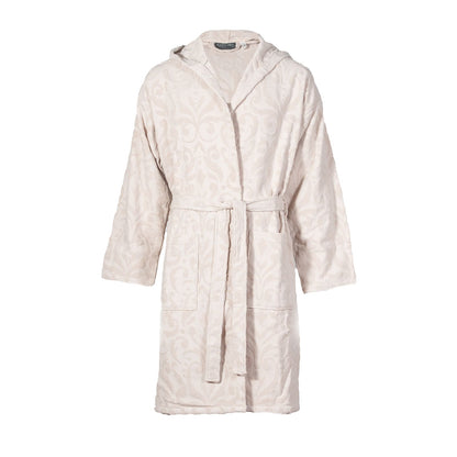 MIRABELLO CARRARA Accappatoio in spugna con cappuccio art. MURANO