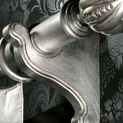 Casa Valentina bastone scorritenda in Legno diam. 50mm con anelli art. SISSI