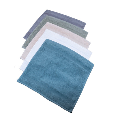 set asciugamani top ranger SPUGNA LAVETTE SOFFICEPIUMA bagno monouso ospiti salviette ottanio tutte 1