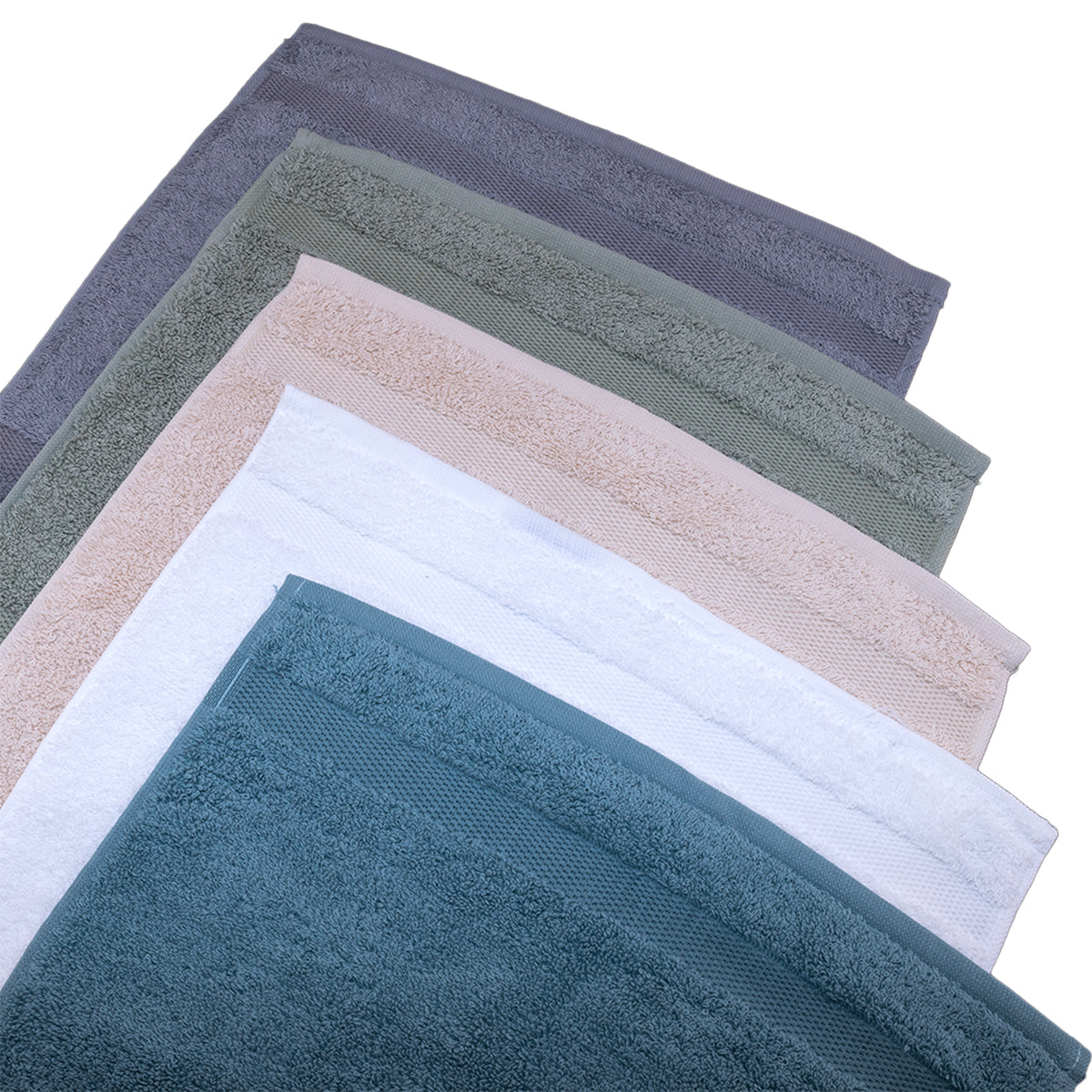 set asciugamani top ranger SPUGNA LAVETTE SOFFICEPIUMA bagno monouso ospiti salviette ottanio tutte