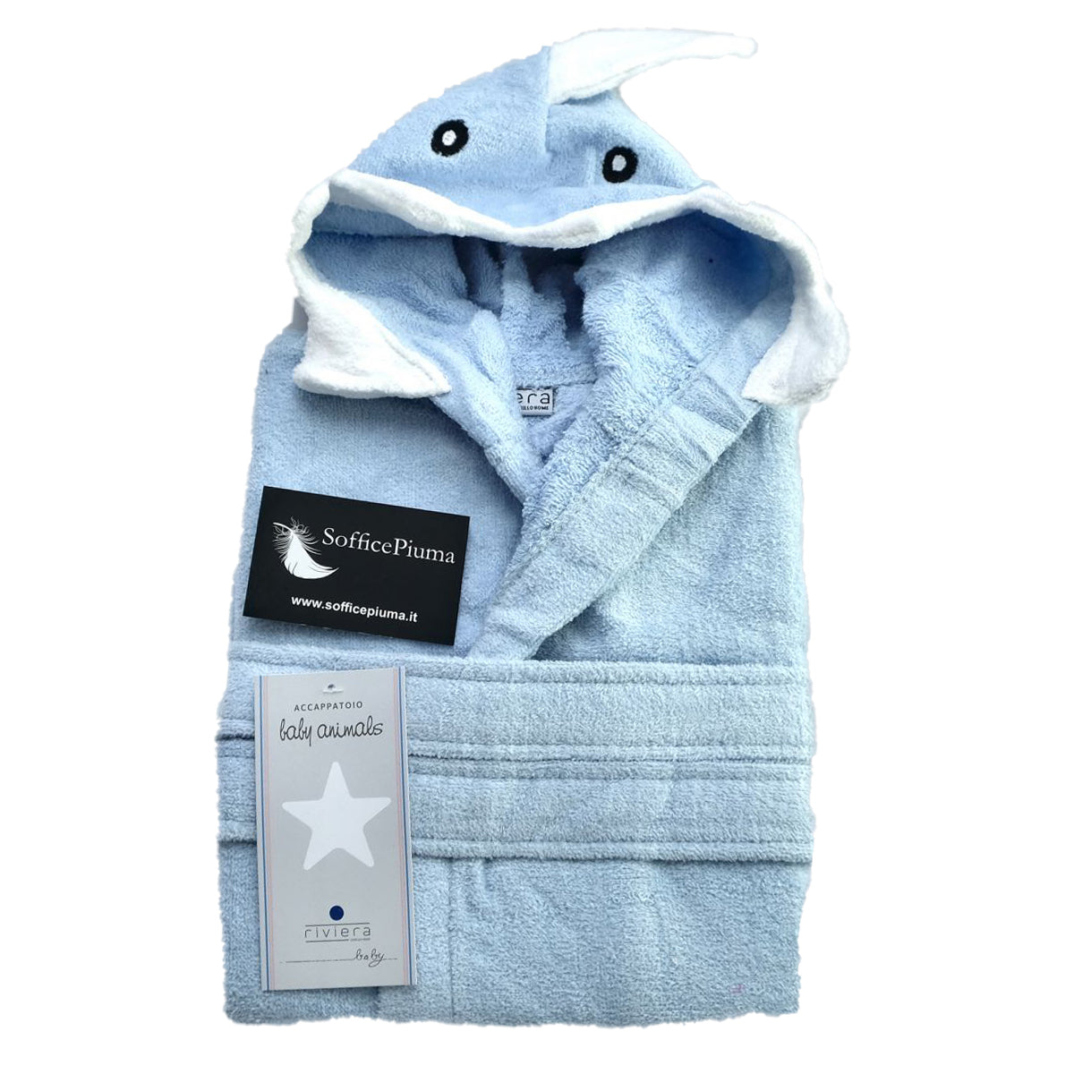 soffice piuma soffice piuma accappatoio neonato bambino bambina shark squalo 1583259443 thumbs 1200 1