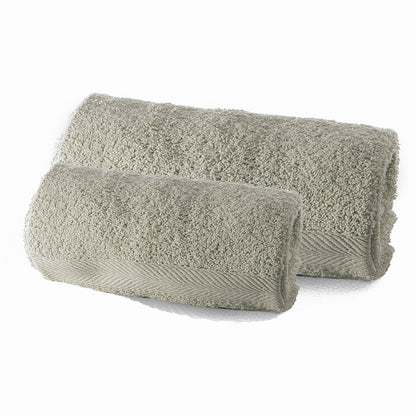 sofficepiuma 1 coppia spugna abbraccio 100 cotone bagno telo doccia oeko tex grigio