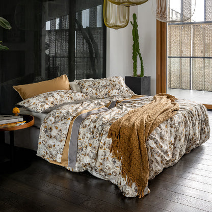 SOFFICEPIUMA® Completo Letto MATRIMONIALE  in MADAPOLAM di puro cotone  art. MELODIA