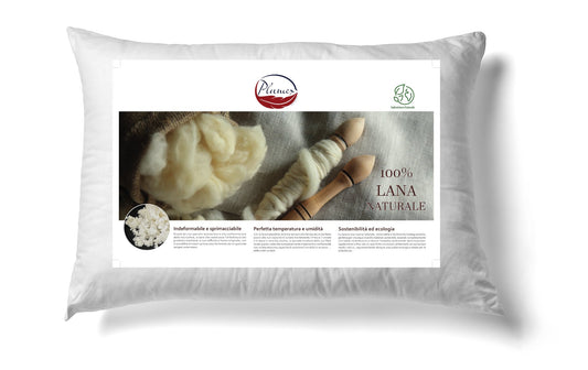 Sofficepiuma by Plumex Guanciale letto in lana a microsfere art. LANA