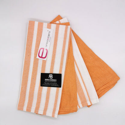 sofficepiuma asciughino strofinaccio tilde arancio