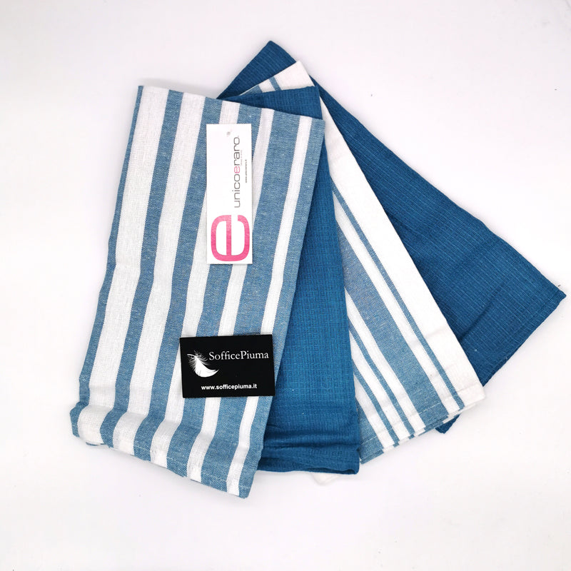 sofficepiuma asciughino strofinaccio tilde azzurro
