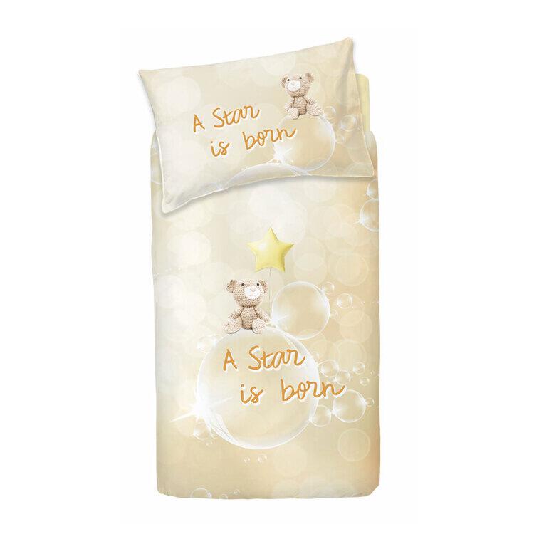 sofficepiuma bassetti copripiumino baby A STAR IS BORN BEIJE