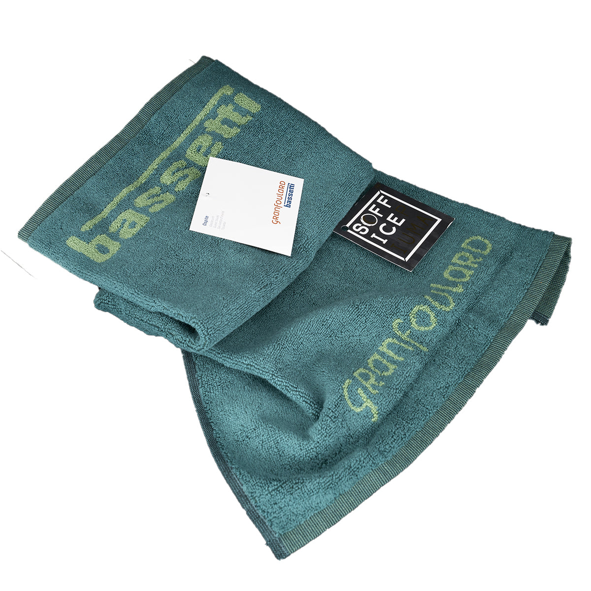 sofficepiuma bassetti granfoulard asciugamano lavetta telo bagno shades spugna asciugamani ottanio celeste 00