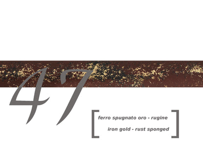 sofficepiuma bastone ferro battuto scaglioni casa valentina alta qualita finitura ferro spugnato oro