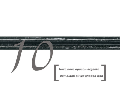sofficepiuma bastone ferro battuto scaglioni casa valentina alta qualita finitura nero argento 6