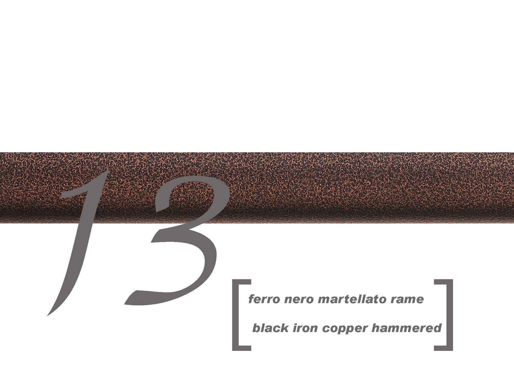 sofficepiuma bastone ferro battuto scaglioni casa valentina alta qualita finitura nero micaceo