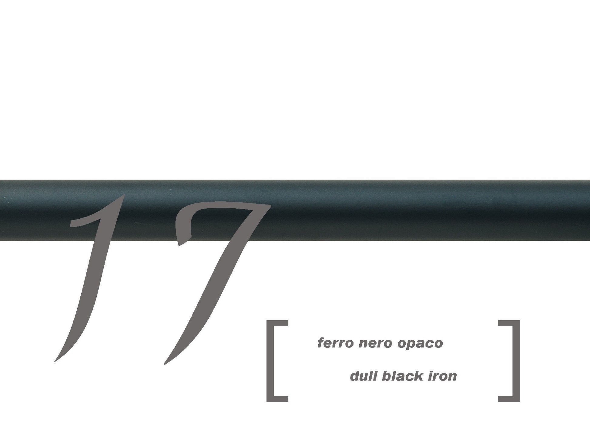sofficepiuma bastone ferro battuto scaglioni casa valentina alta qualita finitura nero opaco