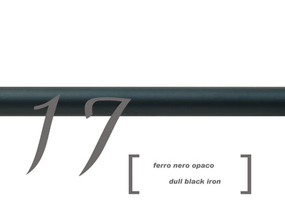sofficepiuma bastone ferro battuto scaglioni casa valentina alta qualita finitura nero opaco