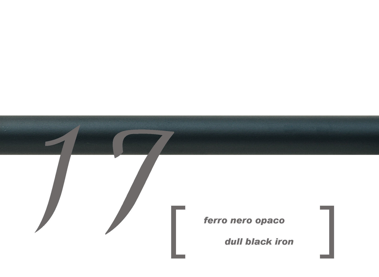sofficepiuma bastone ferro battuto scaglioni casa valentina alta qualita finitura nero opaco