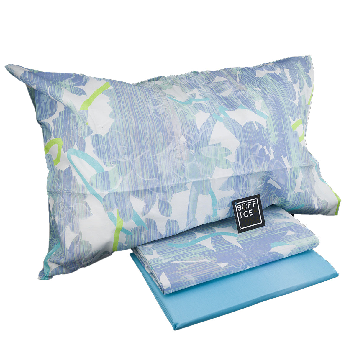 sofficepiuma completo letto copriletto glitter twine flo 44