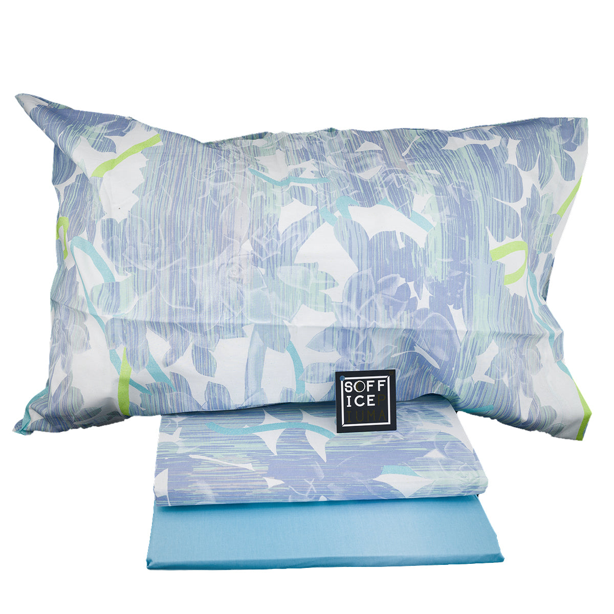 sofficepiuma completo letto copriletto glitter twine flo 60255