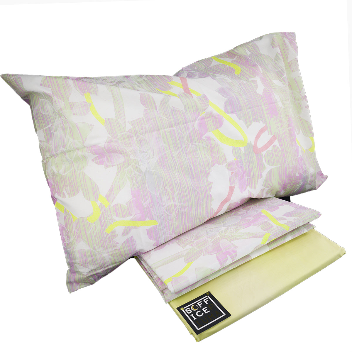 sofficepiuma completo letto copriletto glitter twine flo 677