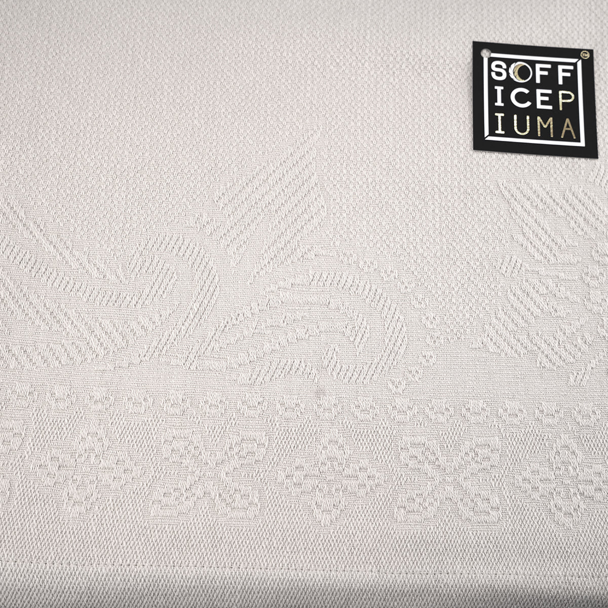 sofficepiuma coperta estiva cotone piquet ecru matrimoniale sconto offerta outlet mirabello carrara lunet grigio