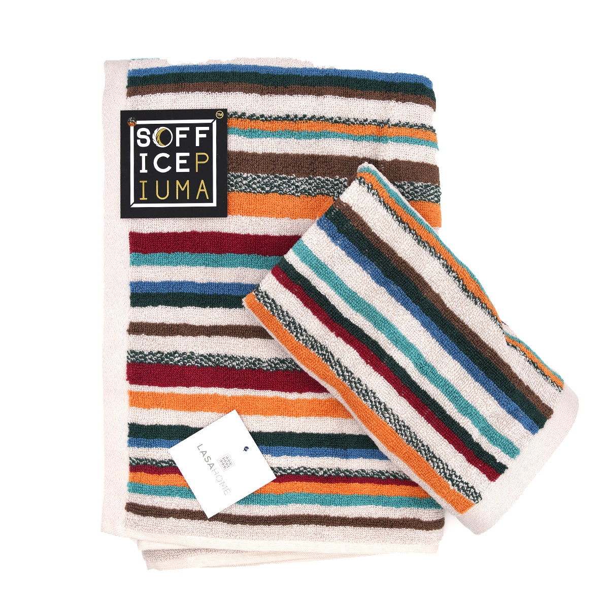 sofficepiuma coppia asciugamani floralasa electra 1