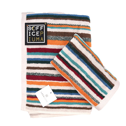 sofficepiuma coppia asciugamani floralasa electra 1