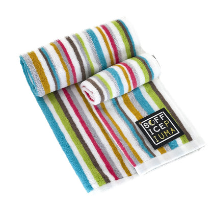 sofficepiuma coppia asciugamani floralasa electra 2