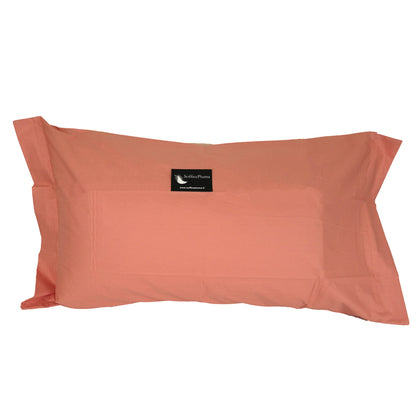 sofficepiuma coppia federe unite oxford quadro corallo 4