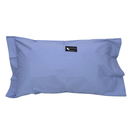 sofficepiuma coppia federe unite oxford quadro tortora azzurro