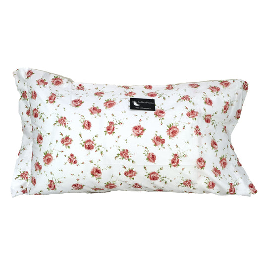 sofficepiuma coppia federe unite oxford quadro tortora fiore