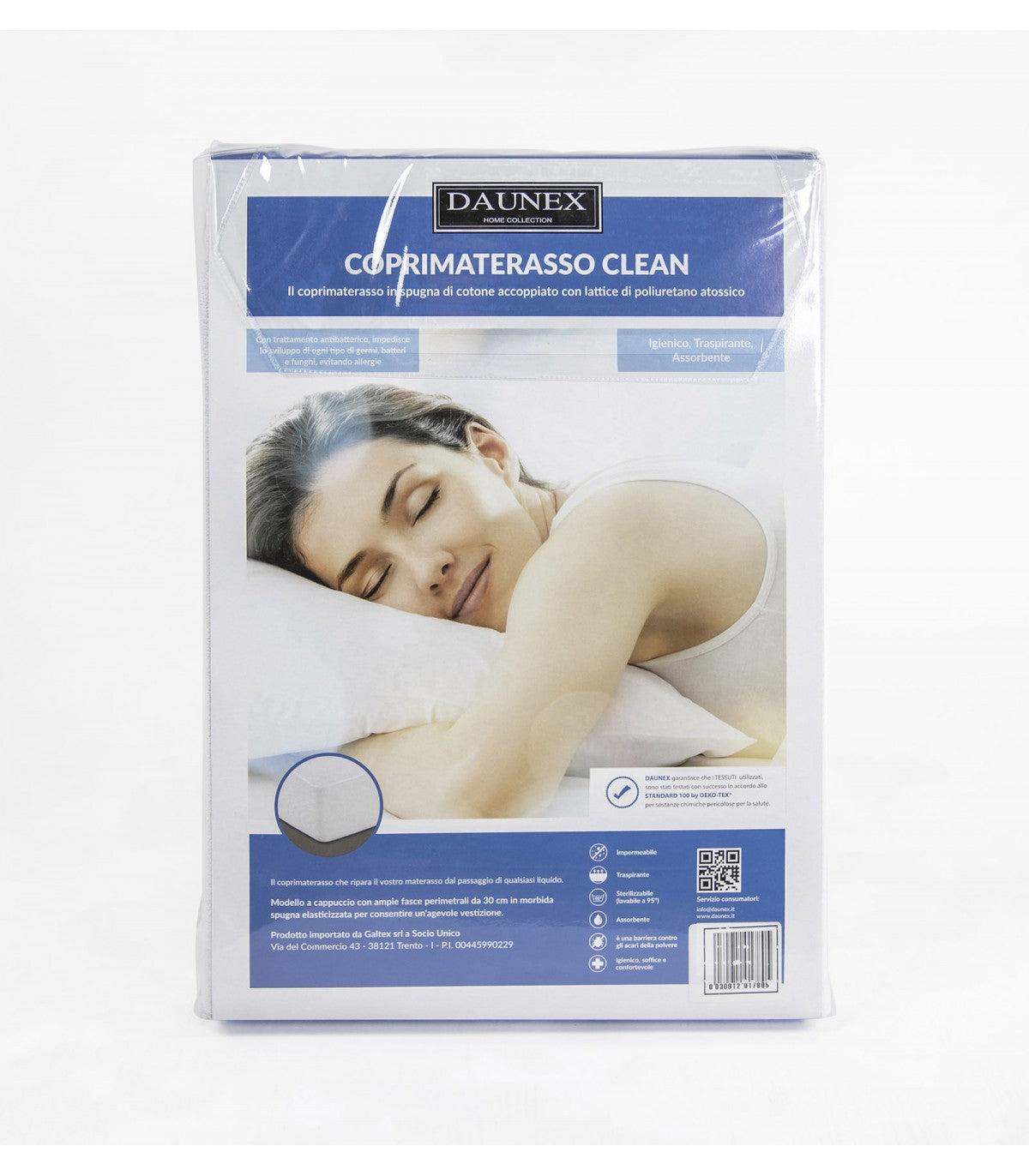 sofficepiuma daunex coprimaterasso impermeabile clean