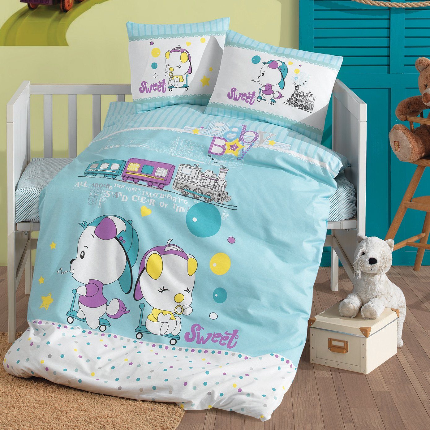 sofficepiuma daunex copripiumino parure baby dream BABY SWEET