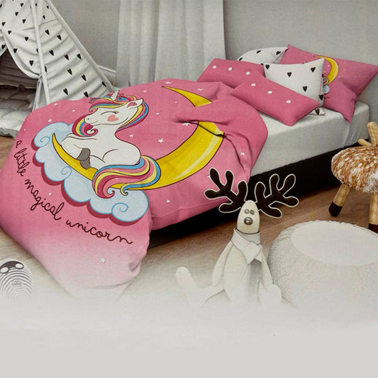 sofficepiuma daunex copripiumino parure baby dream BABY unicorno