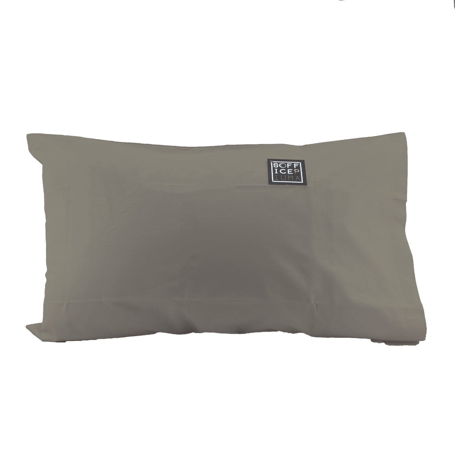 sofficepiuma federe copripiumino lenzuolo sotto angoli cotone colori personalizzati 347 grigio