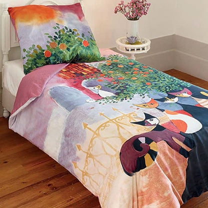 sofficepiuma lasa home copriiumino flanella satin VITA FAMILIARE