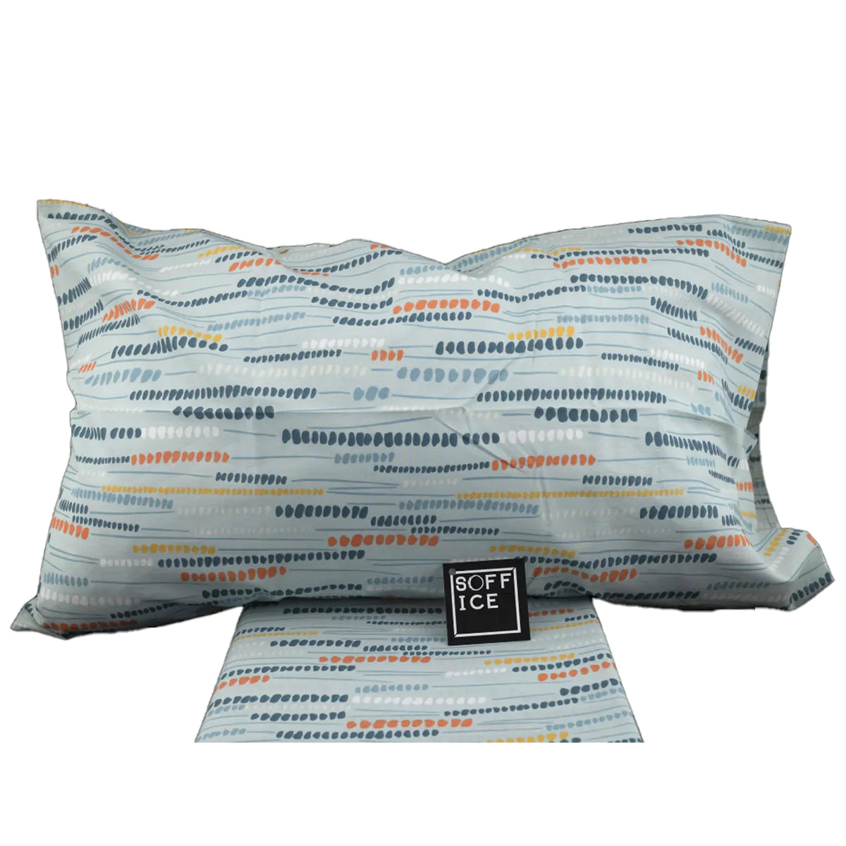 SOFFICEPIUMA® Parure Copripiumino Singolo in 100% cotone PERCALLE art. Torcello