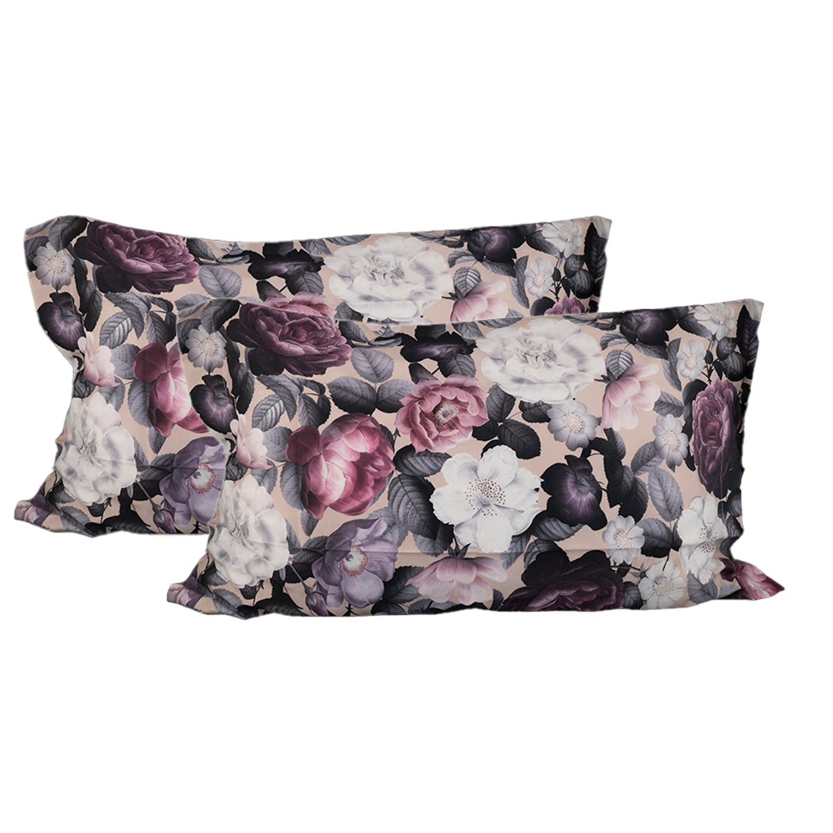 sofficepiuma lenzuola copripiumino sartoriali su misura raso cotone percalle preludio rose amaranto nero