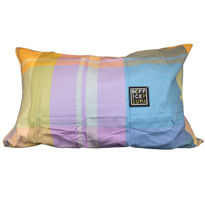 SOFFICEPIUMA® Completo Letto MATRIMONIALE  in FLANELLA tintofilo  art. HENRY