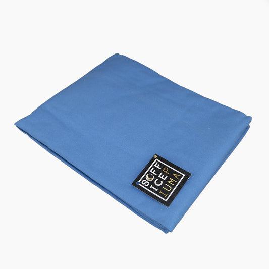 sofficepiuma lenzuolo flanella sotto con angoli matrimoniale piazza mezzo singolo cotone qualita sconto offerta blu