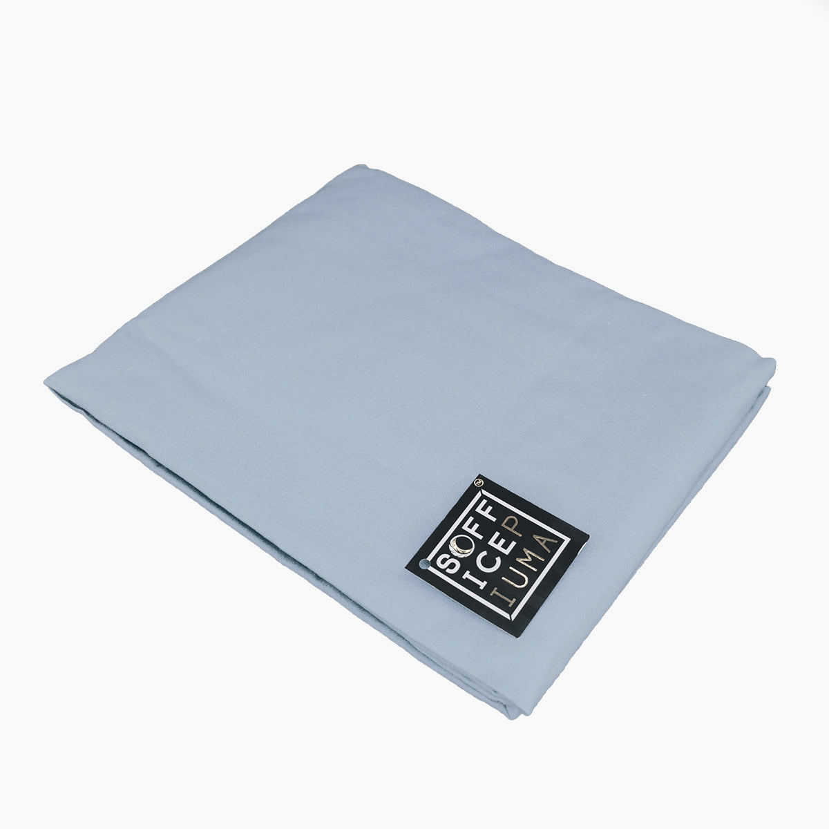 sofficepiuma lenzuolo flanella sotto con angoli matrimoniale piazza mezzo singolo cotone qualita sconto offerta cielo