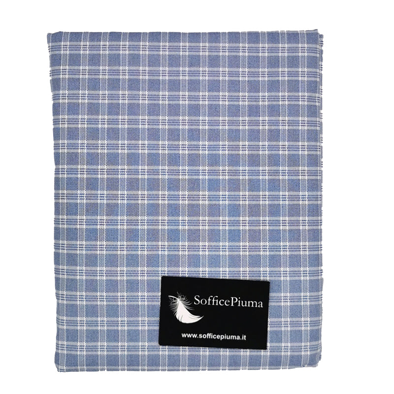 sofficepiuma lenzuolo sotto 1 piazza oxford blu