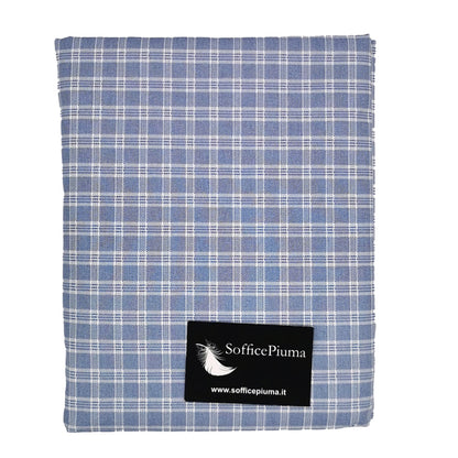 sofficepiuma lenzuolo sotto 1 piazza oxford blu