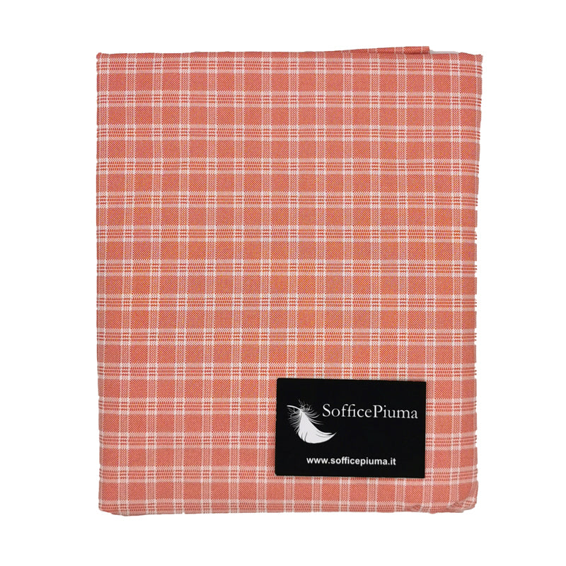 sofficepiuma lenzuolo sotto 1 piazza oxford corallo