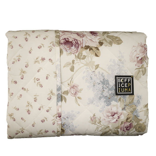 sofficepiuma manifattura randi quilt estivo sanderson floreale rose double face 544
